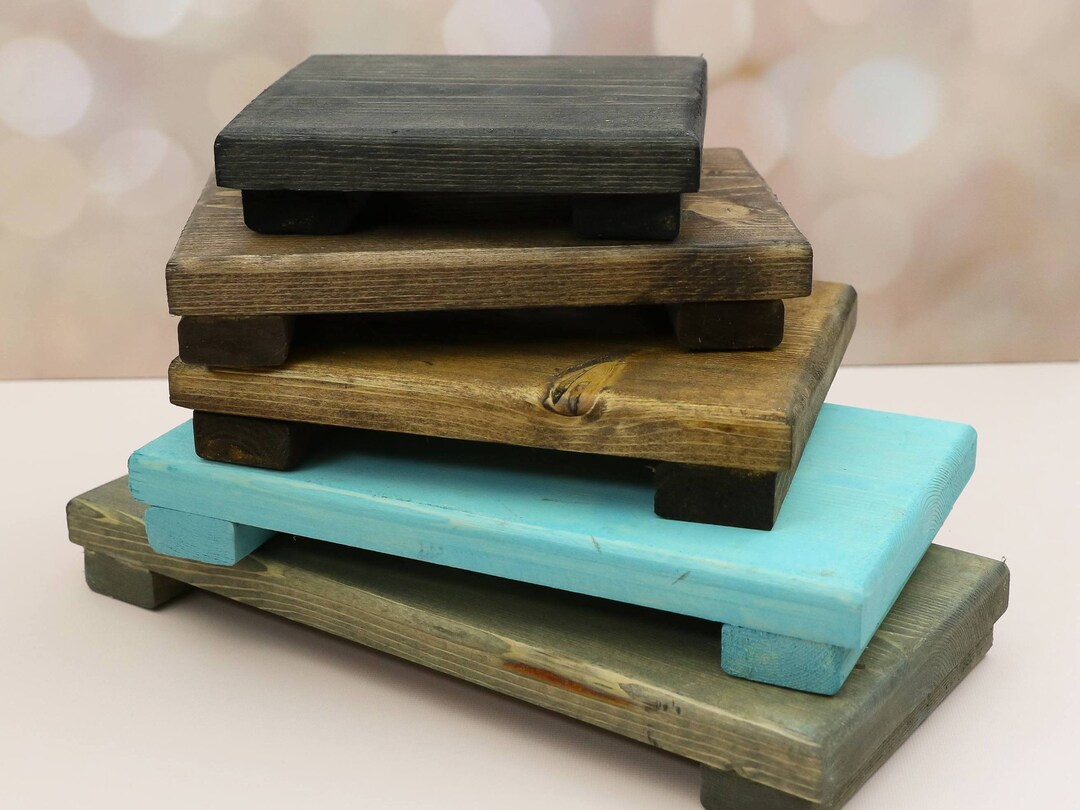Soap Tray | Bathroom Tray | Wooden Riser | Pedestal | Decorative Tray | Bathroom Tray | Wooden ...