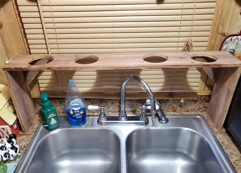 Kitchen Sink Shelf Planter Indoor Planter Over the Sink Space Saver Herb  Garden Housewarming Gift Christmas Gift Indoor Garden 