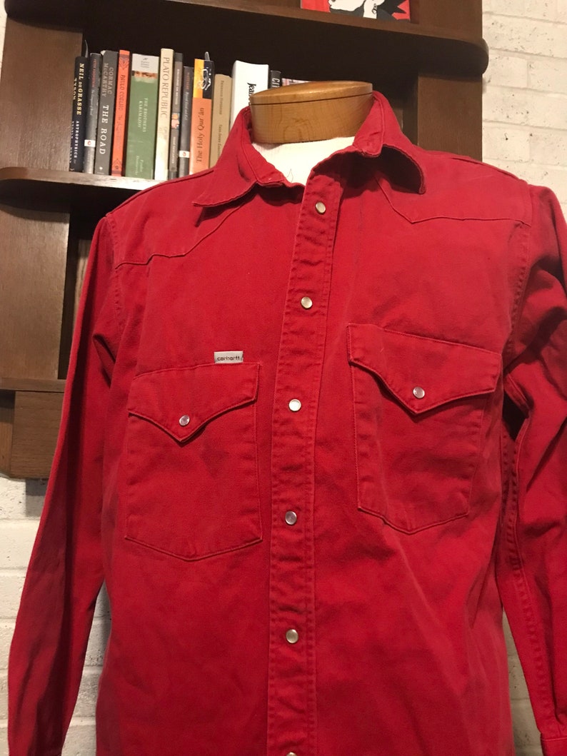 carhartt snap button shirt