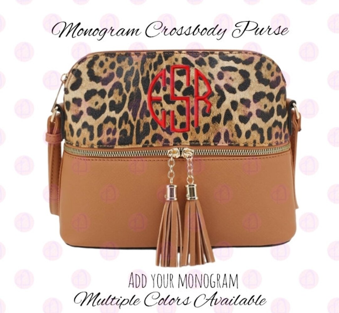 Leopard Crossbody/Wristlet Purse