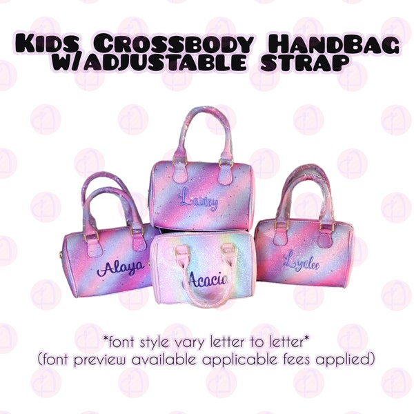 Kid Personalized HandBag|Girls Crossbody Purse|Monogrammed Kids Purse|Personalized Kids Purse|Kids Shoulder Bag|Crossbody Purse for kids