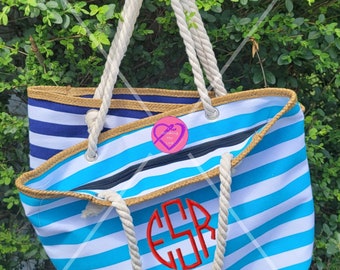 Personalized Beach Tote|Beach Tote Bag|Monogram Beach Bag|Tote Bag|Summer Beach Bag|Summer Beach Tote Bag|Personalised Beach Bag|Beach Bag