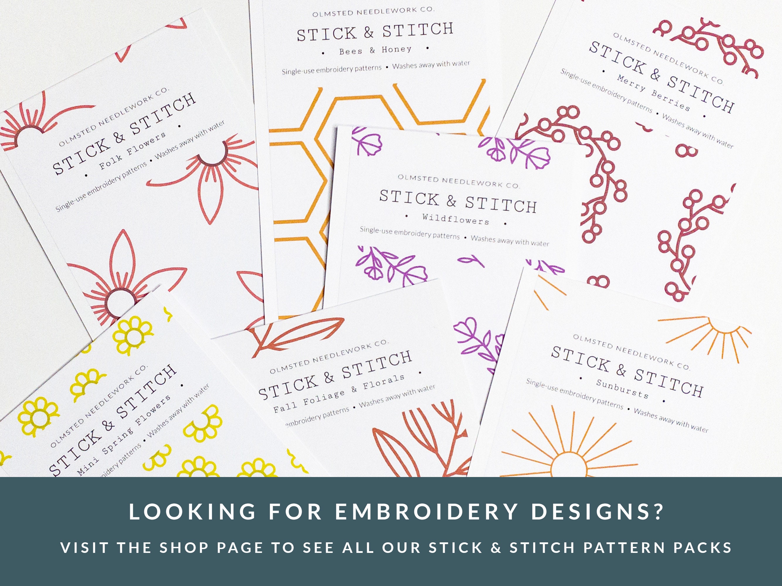 Stick and Stitch Paper Printable Embroidery Transfers Etsy Stick and Stitch Paper Printable Embroidery Transfers Etsy