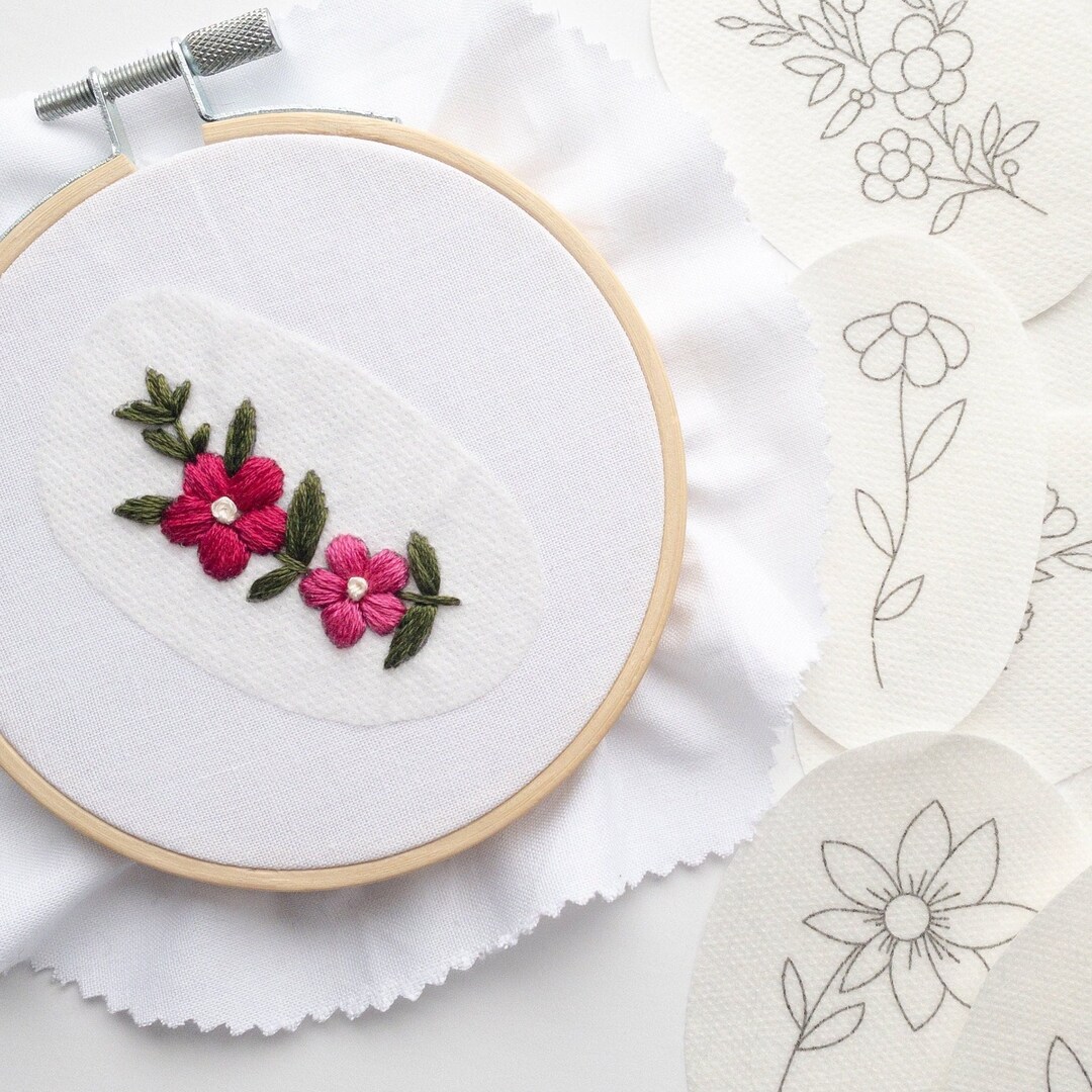 Embroidery Transfer Pattern #3115 Pretty Floral Motifs