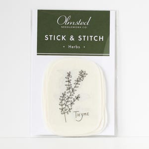 Herb Embroidery Patterns | Stick and Stitch Herb Embroidery Designs
