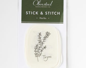 Herb Embroidery Patterns | Stick and Stitch Herb Embroidery Designs