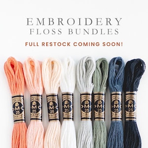 Embroidery Floss Bundles | DMC Thread For Embroidery | Cross-Stitch Thread Packs