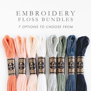 Embroidery Floss Bundles | DMC Thread For Embroidery | Cross-Stitch Thread Packs