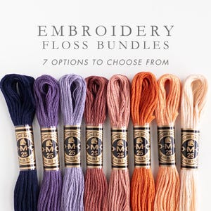 Embroidery Floss Bundles | DMC Thread For Embroidery | Cross-Stitch Thread Packs