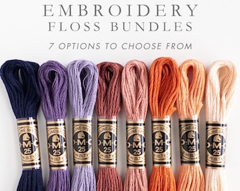 Embroidery Floss Bundles | DMC Thread For Embroidery | Cross-Stitch Thread Packs