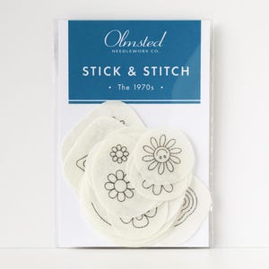 1970's Retro Stick and Stitch Embroidery Patterns