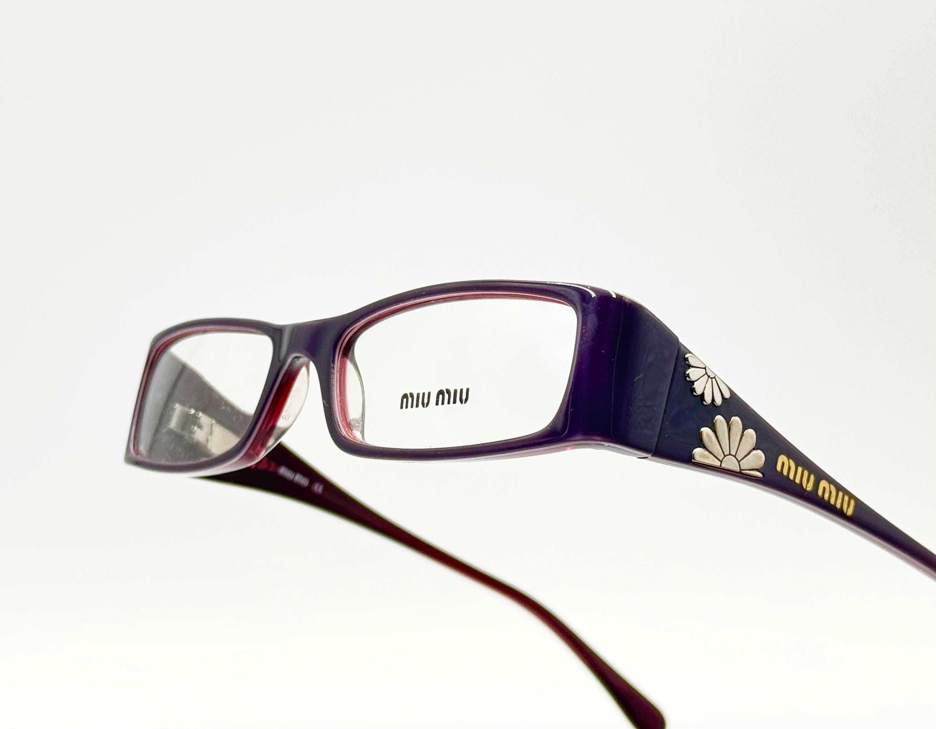 Miu Miu Vintage Eyeglasses, Cute Very Small Glasses Frame