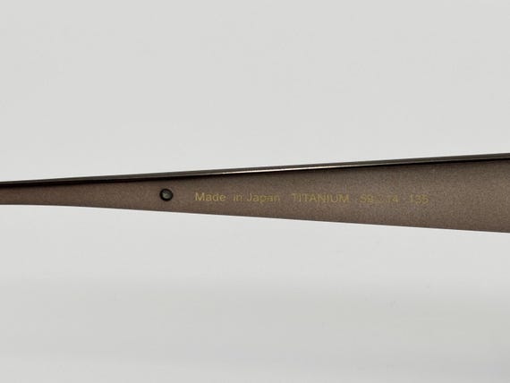 Sama Python Vintage Titanium Sunglasses – Real Sn… - image 8