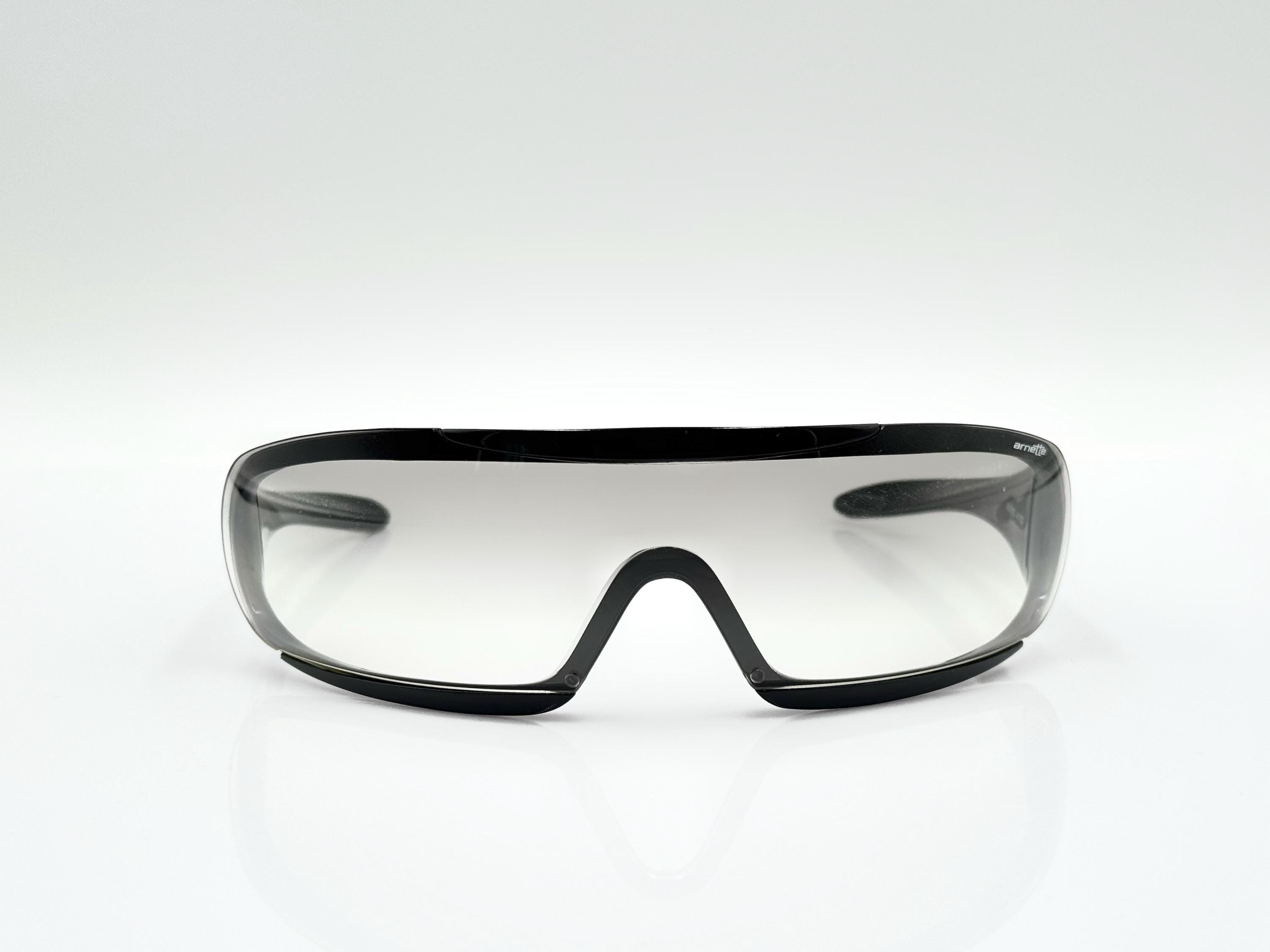 Arnette AN4062 Vintage 2000s Shield Sunglasses, Unique Light  display picture 1