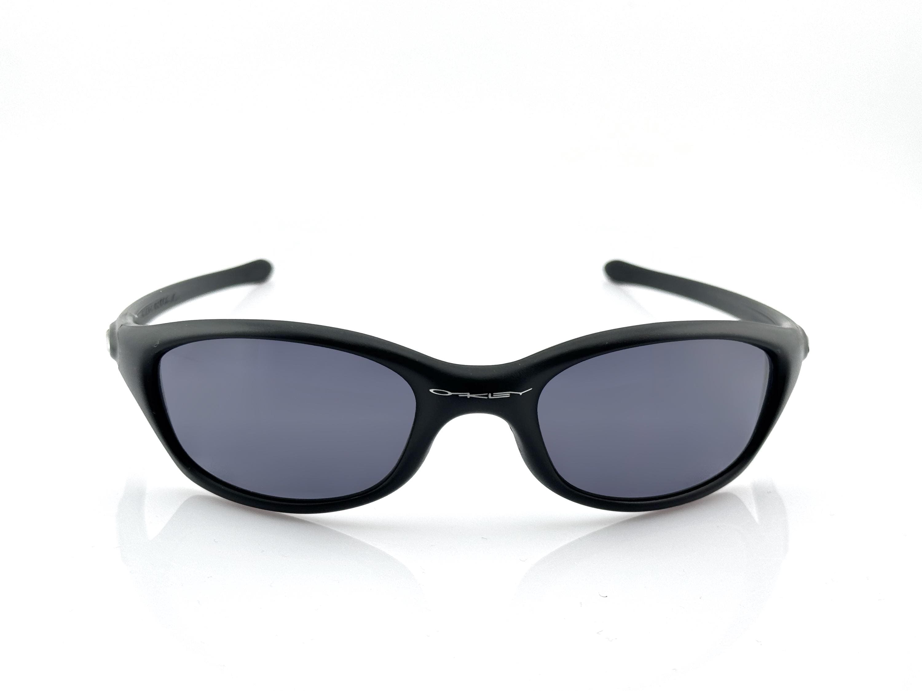 Oakley FIVES 2.0 Vintage 2000s Sports Black Wraparound Sunglasses