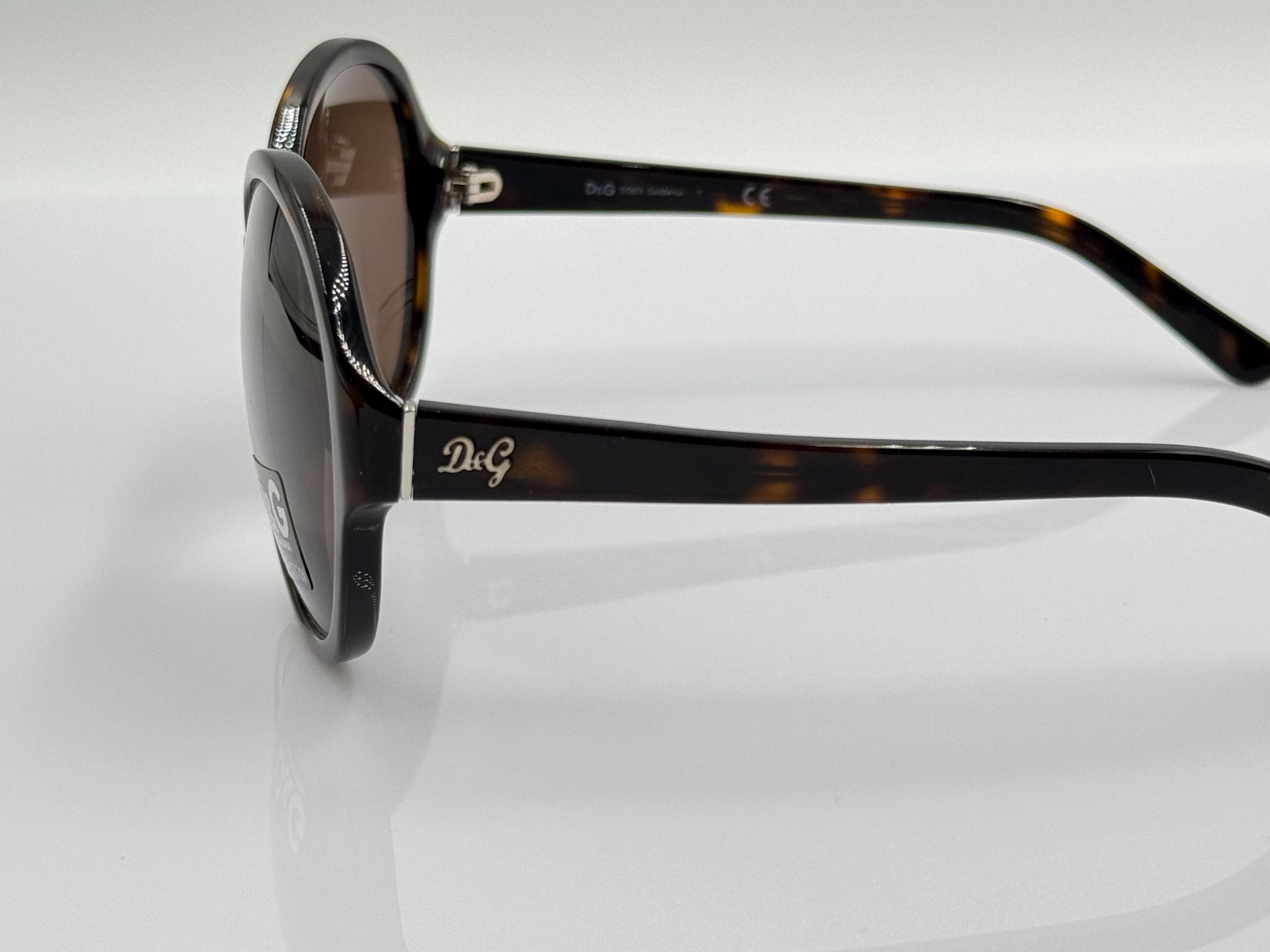 Dolce & Gabbana DG3027 Vintage Oversized Round Sunglasses