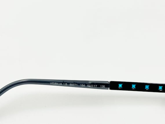 Laura Biagiotti LB80071 Vintage 90s Oval Eyeglasses, Blue Glasses