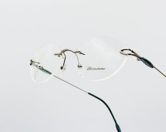 O. Marines mod.5763 ヴィンテージ オーバル眼鏡、ユニークなグレーの