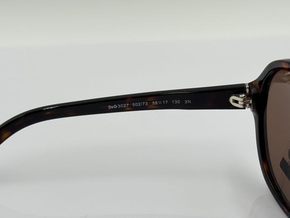 Dolce & Gabbana DG3027 Vintage Oversized Round Sunglasses