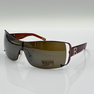 Rollini R1644 vintage shield oversized sunglasses unique sunglasses new old stock