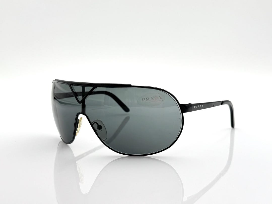 Occhiali da sole vintage PRADA a mascherina, occhiali da sole