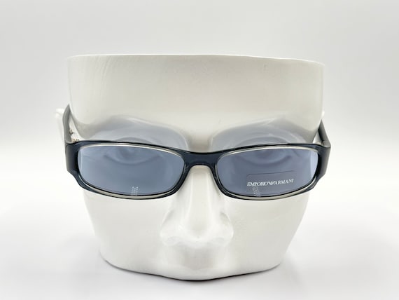 Emporio Armani EA9044/S Vintage Sunglasses, Grey and Blue Emporio Armani EA9044/S Vintage Sunglasses, Grey and Blue