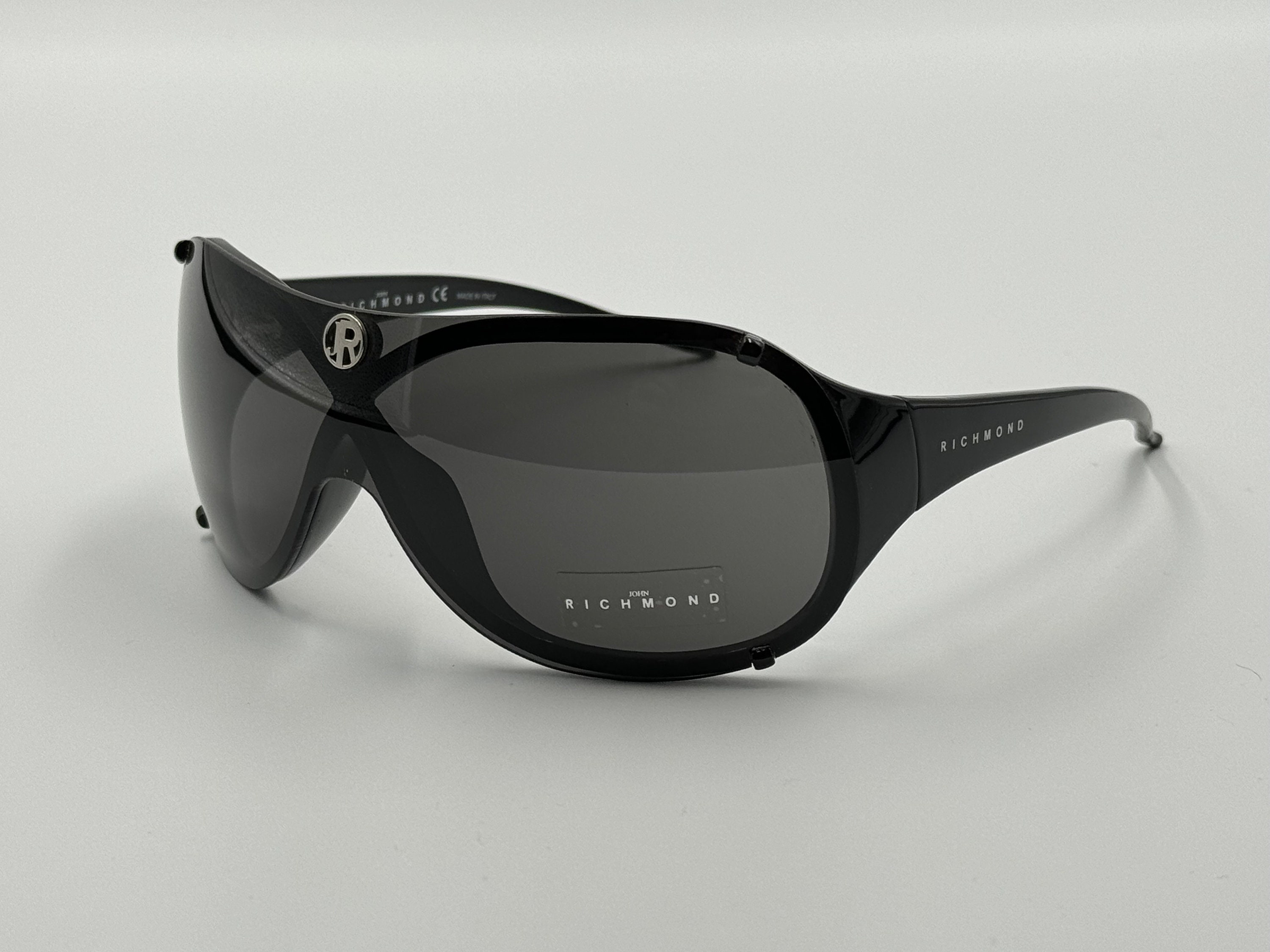 John Richmond JR57601 Rhinestone Shield Sunglasses Y2K John Richmond JR59501 Vintage Shield Sunglasses, Unique  main image 2