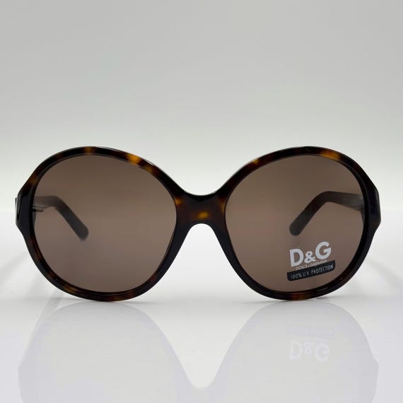 Dolce & Gabbana DG3027 Vintage Oversized Round Sunglasses