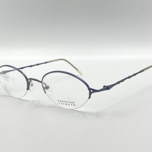 Christian Lacroix 5016 vintage oval eyeglasses, unique men’s & women’s half rim glasses frame, made in France NOS