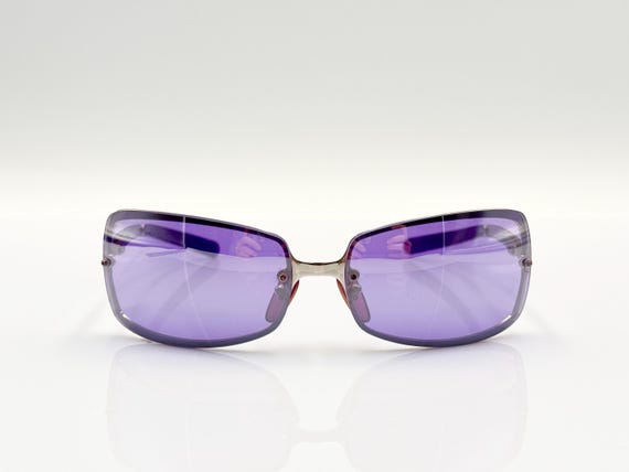 Buy LA PERLA SPE558 Vintage Rectangle Sunglasses, Unique  display picture 1