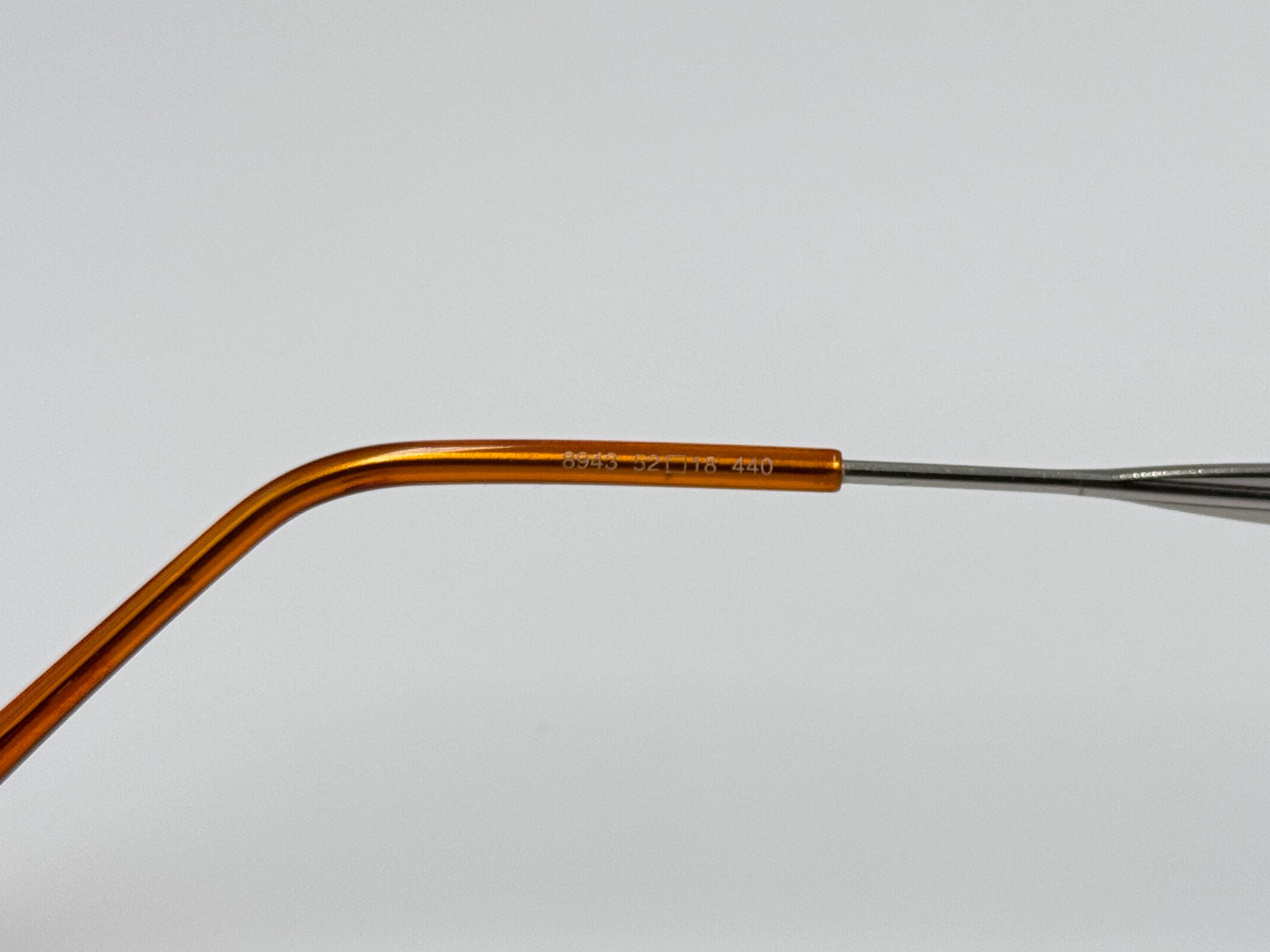 Morel France 8943 Vintage Eyeglasses, Rimless Hexagon Glasses