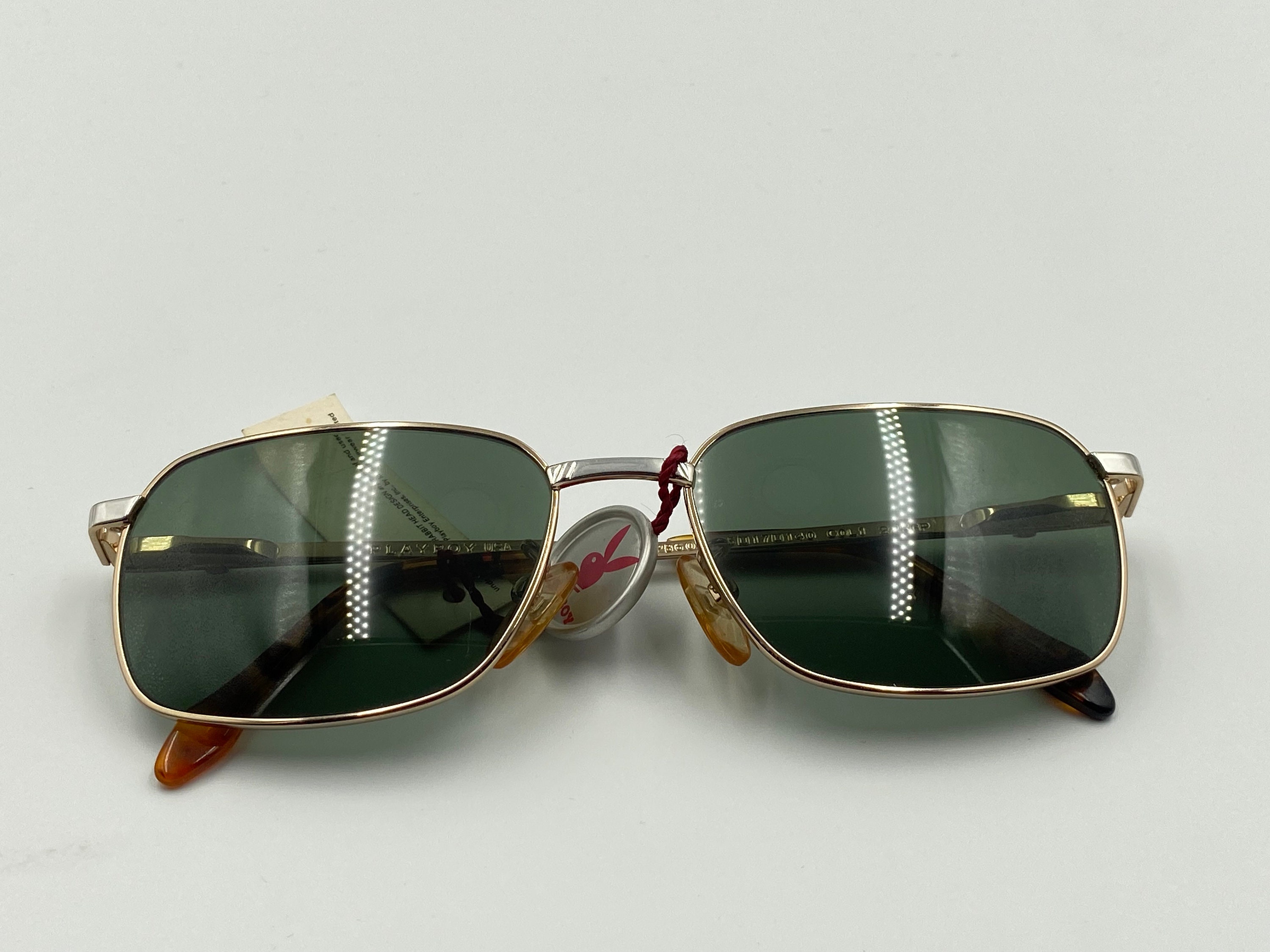 Playboy Vintage 90s Rectangle Sunglasses, Rare Unique