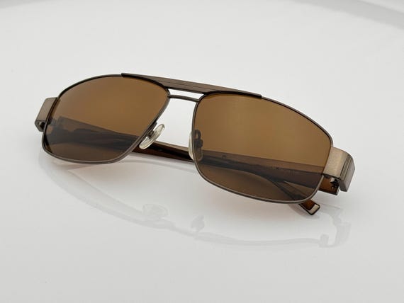 Sama Python Vintage Titanium Sunglasses – Real Sn… - image 2