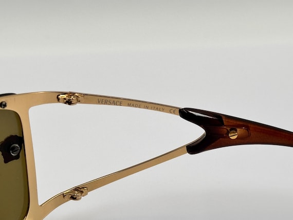 VERSACE Mod.2048 Vintage Oversized Designer Shield Sunglasses Made