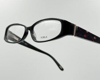 Furla VU4551 Vintage Brille Rechteck Brillengestell