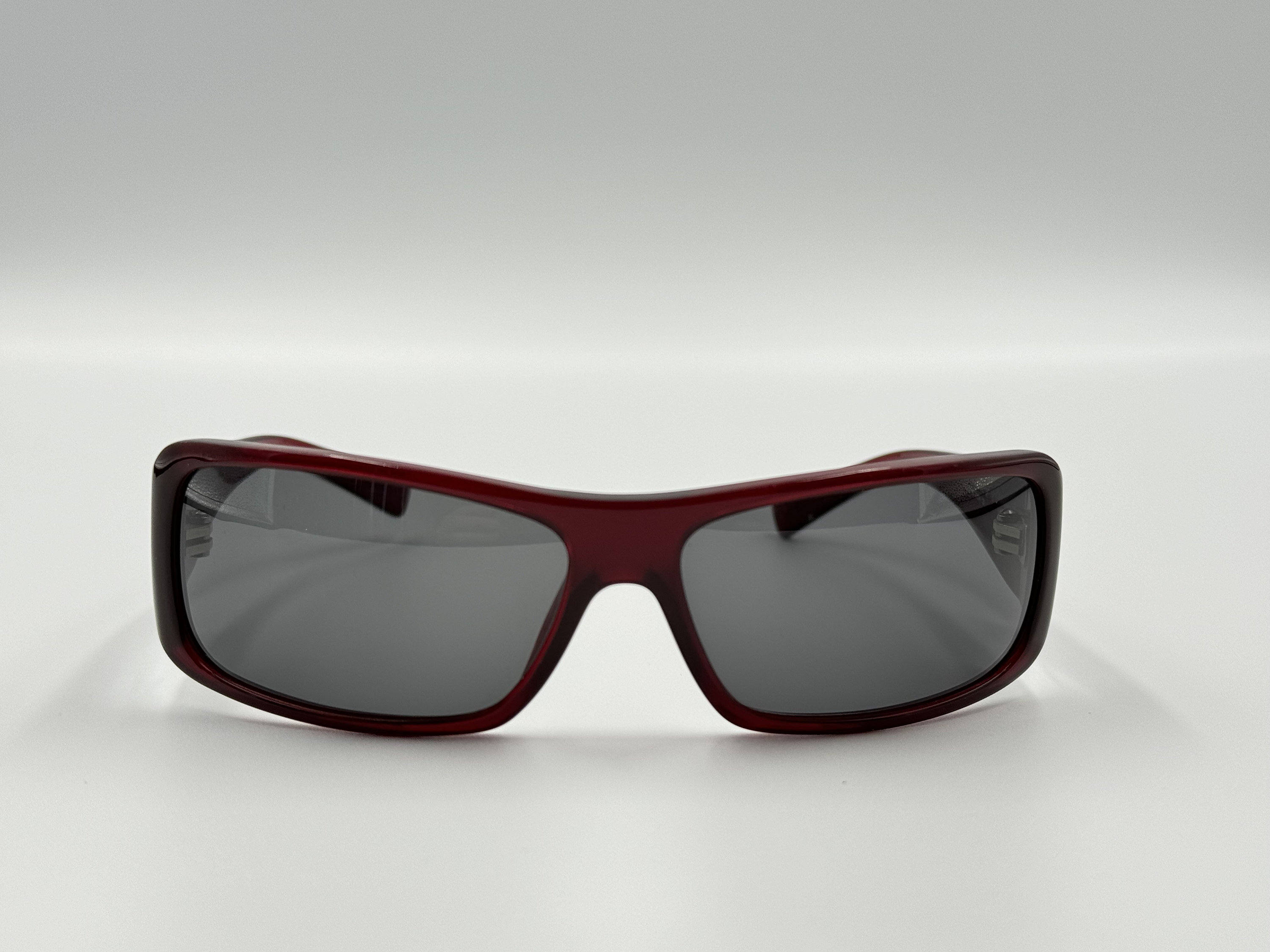 ICEBERG IG85592 Vintage Rectangle Sunglasses, Red Unique 