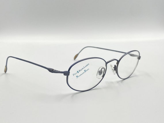 Polo Ralph Lauren vintage 90s oval eyeglasses, gr… - image 4