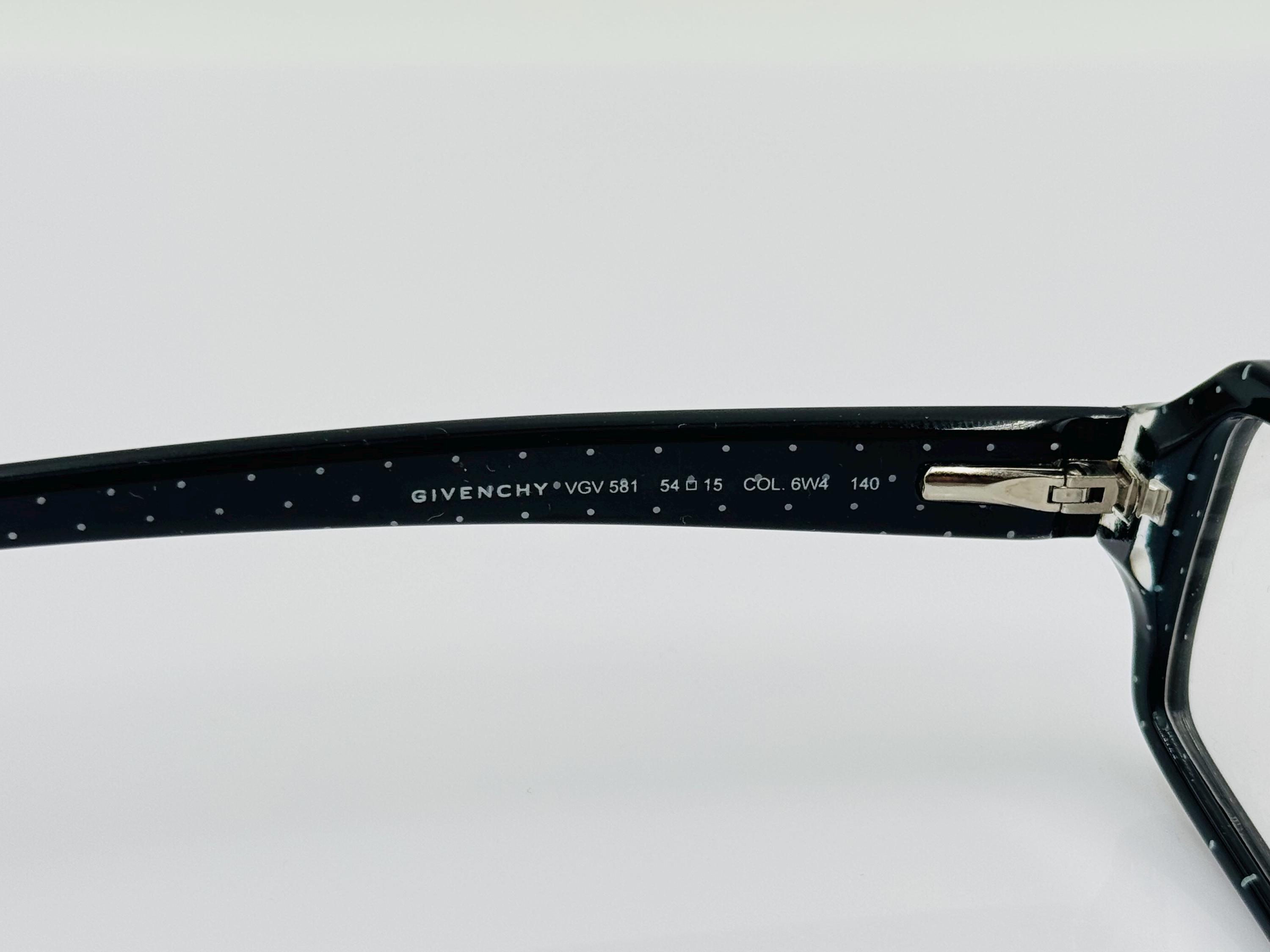 メガネ　-20D ジバンシィ Vgv581 ヴィンテージ レクタングル メガネ、メンズと