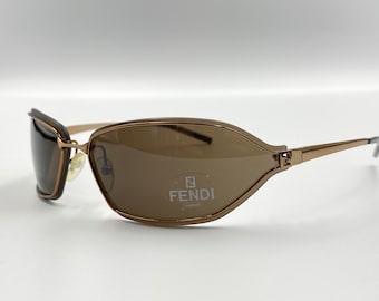 FENDI Vintage Unique Wrap Sunglasses SL7470, Men Women New Old