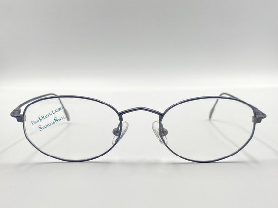 Polo Ralph Lauren vintage 90s oval eyeglasses, gr… - image 3