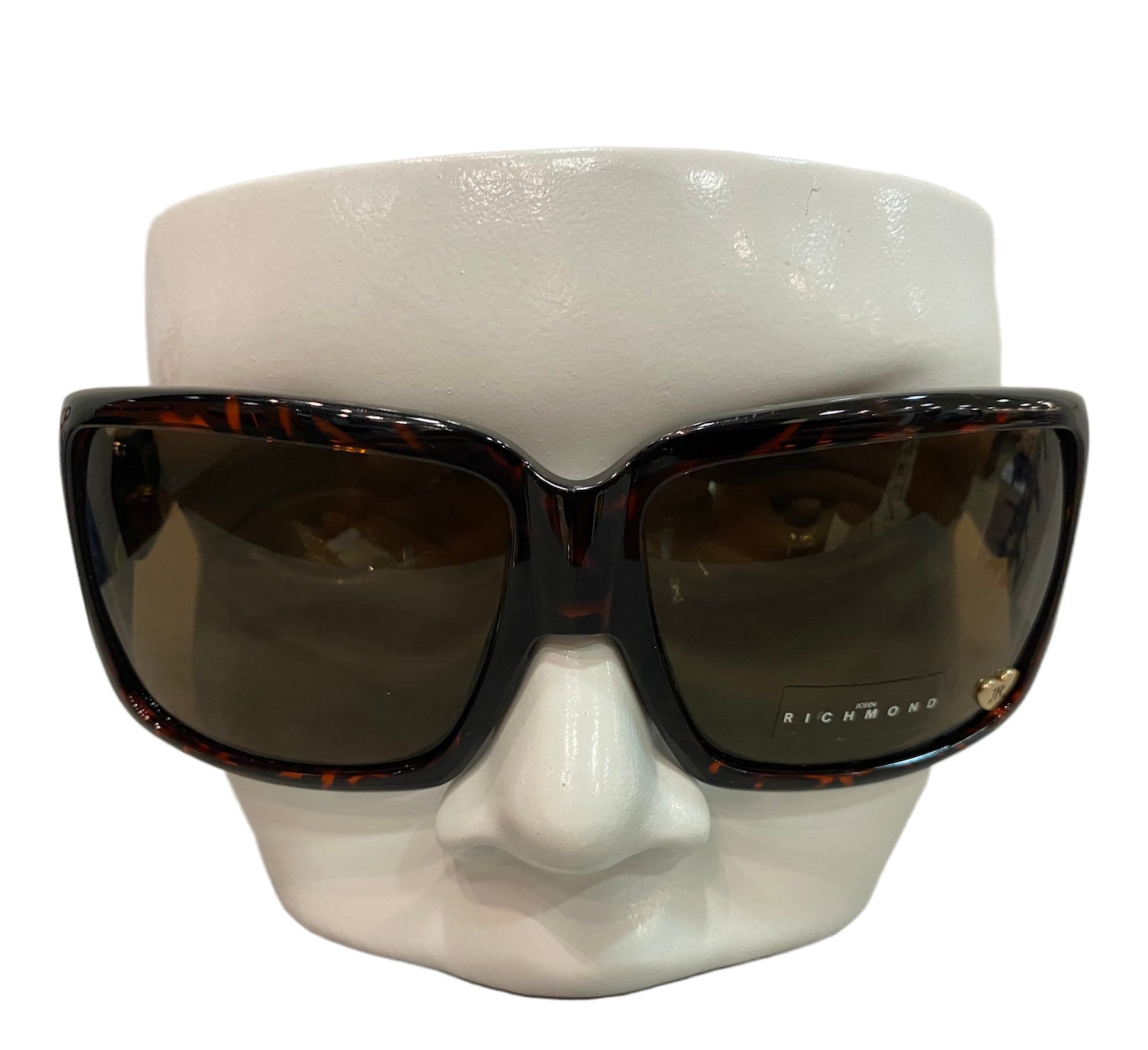 Squared sunglasses with detail and pattern – John Richmond