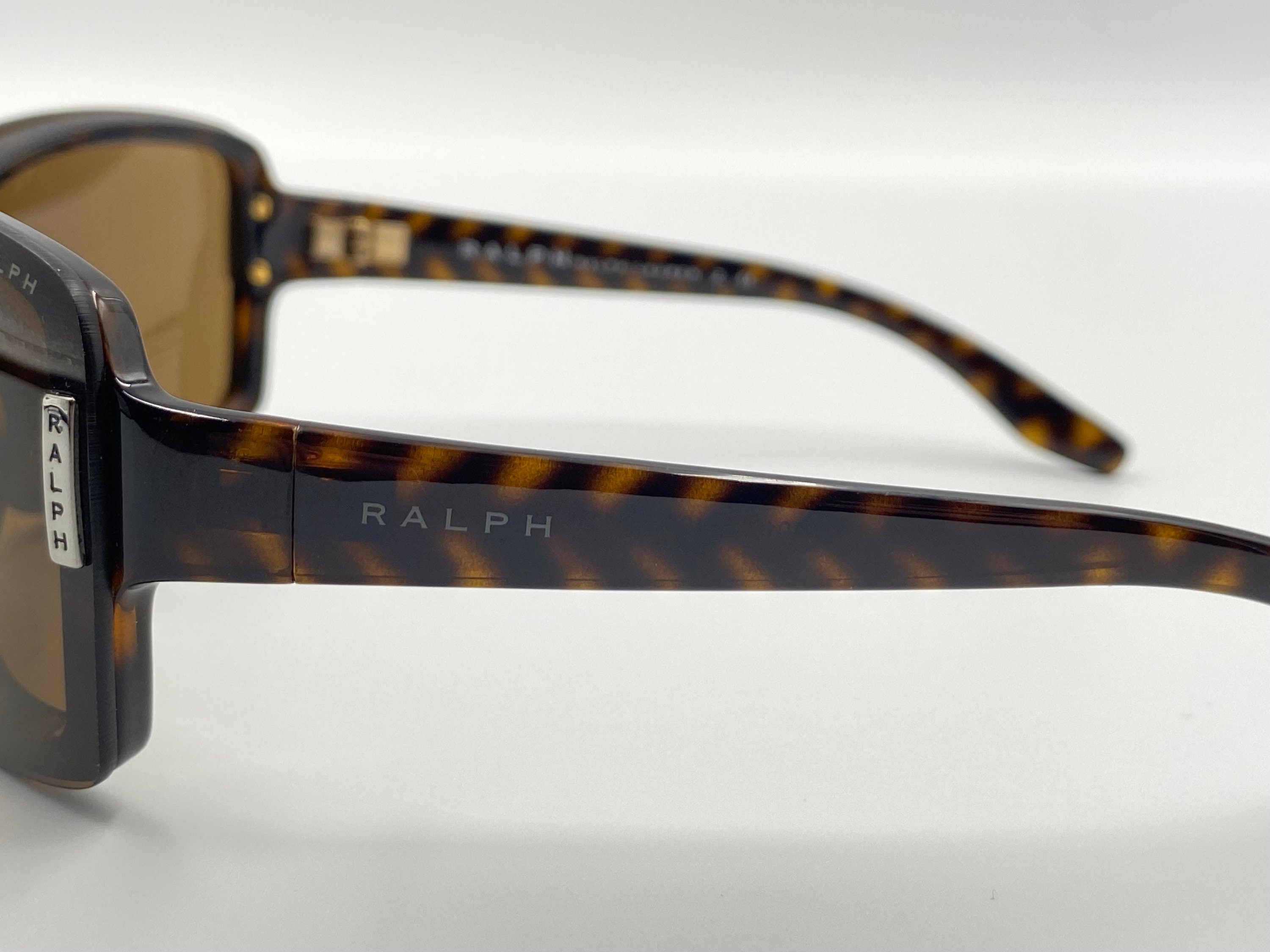 Ralph Lauren RA5019 Vintage Shield Brown Tortoise Sunglasses 