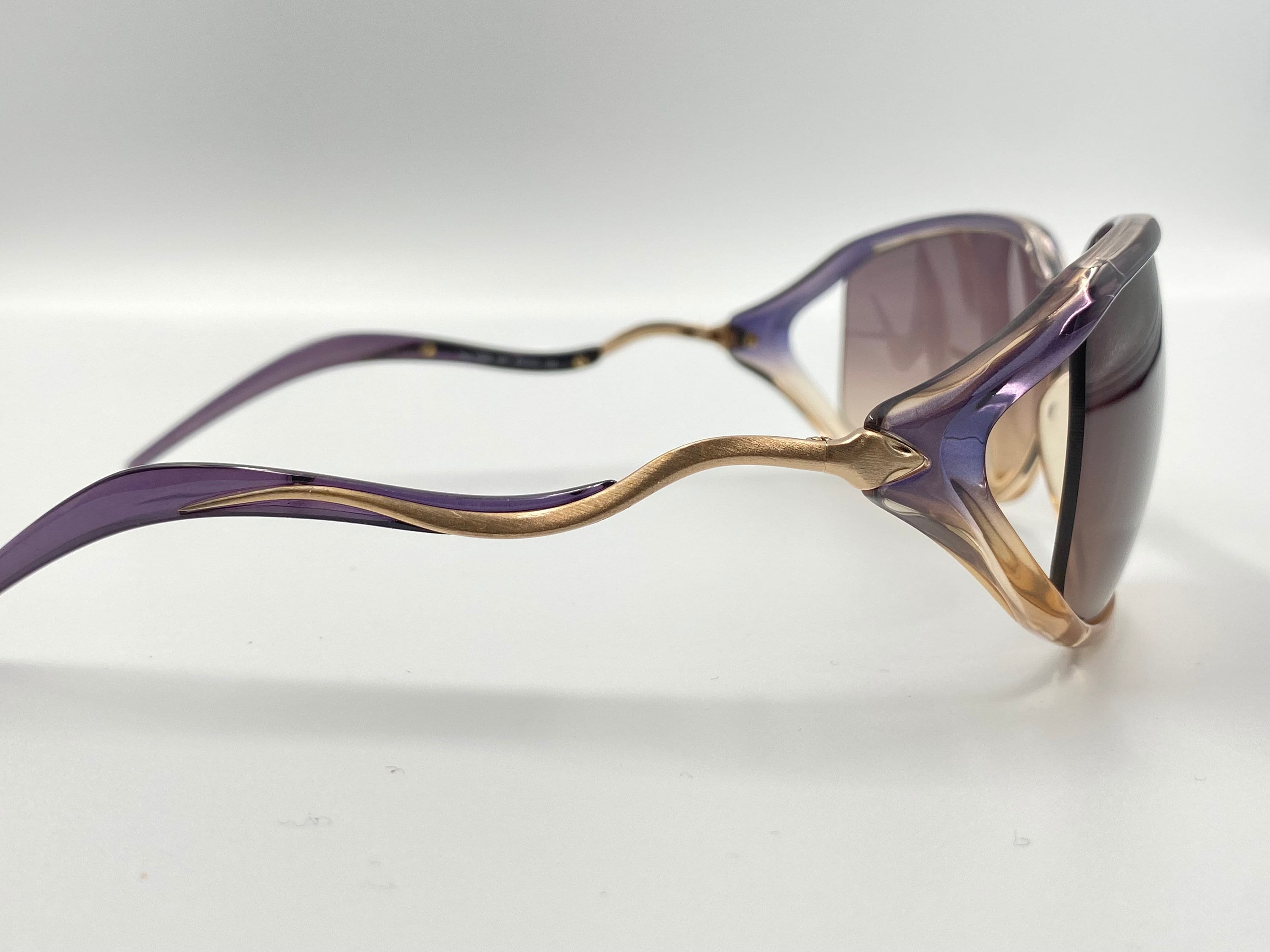 Roberto Cavalli Vintage Square Sunglasses, Half Rim, Unique 