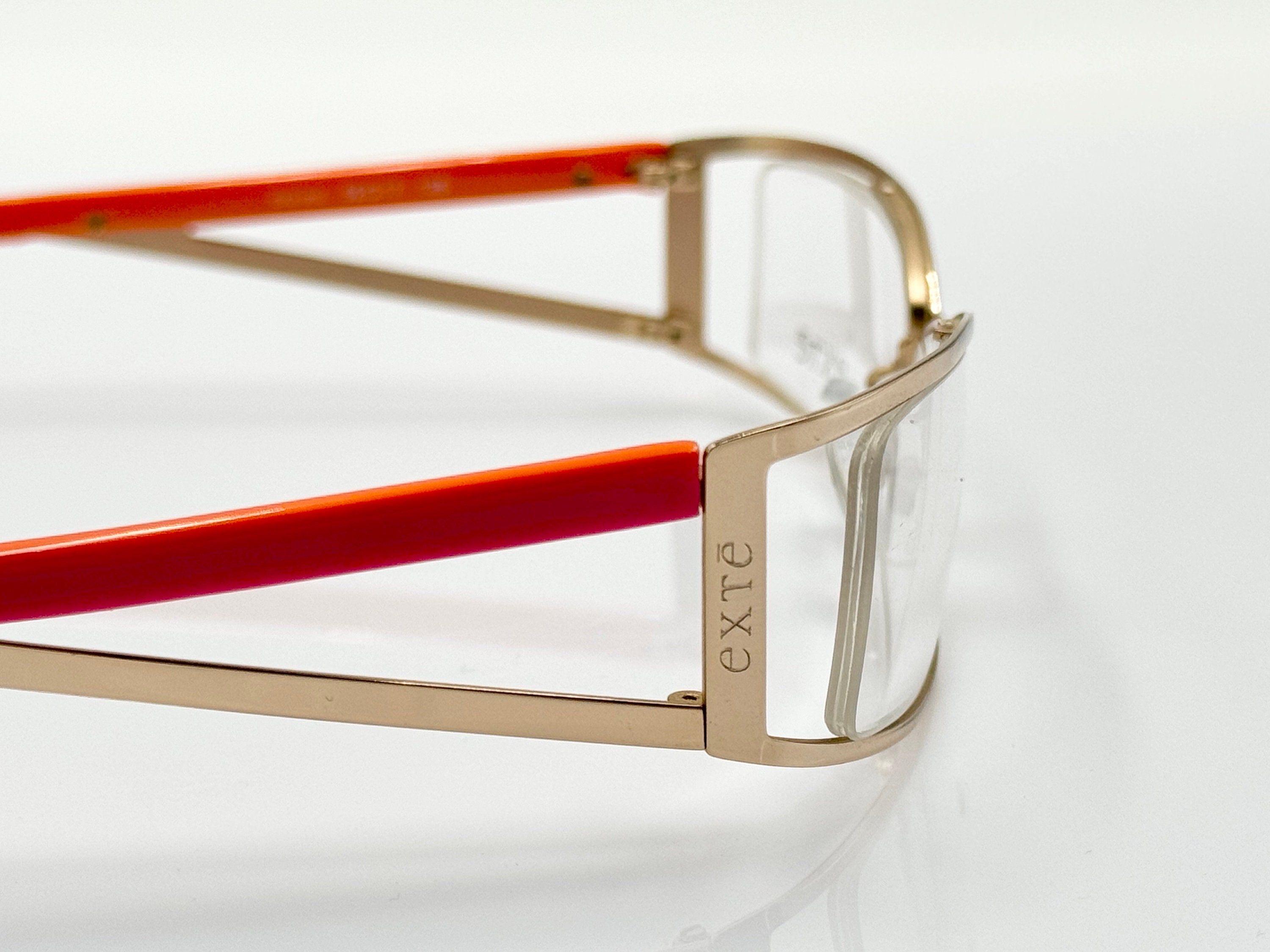 EXTE EX21902 Vintage Eyeglasses, Unique Rectangle Glasses 