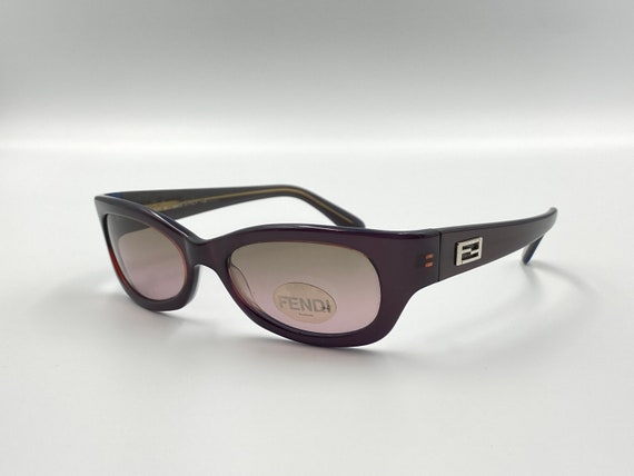 FENDI SL7645 51 Vintage Oval Sunglasses, Rare, Men display picture 1