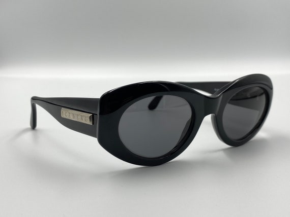 ICEBERG IG401 vintage cat eye oval sunglasses, bl… - image 3