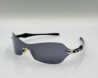 Oakley Dartboard vintage 2000s shield wrap black sunglasses, rare and unique