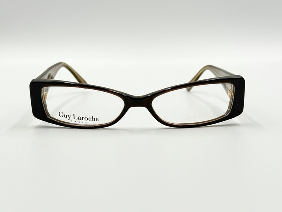 Guy Laroche GL529 vintage rectangle eyeglasses br… - image 5