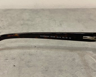 Givenchy Vintage Rectangle Eyeglasses, Men Women Brown  display picture 2