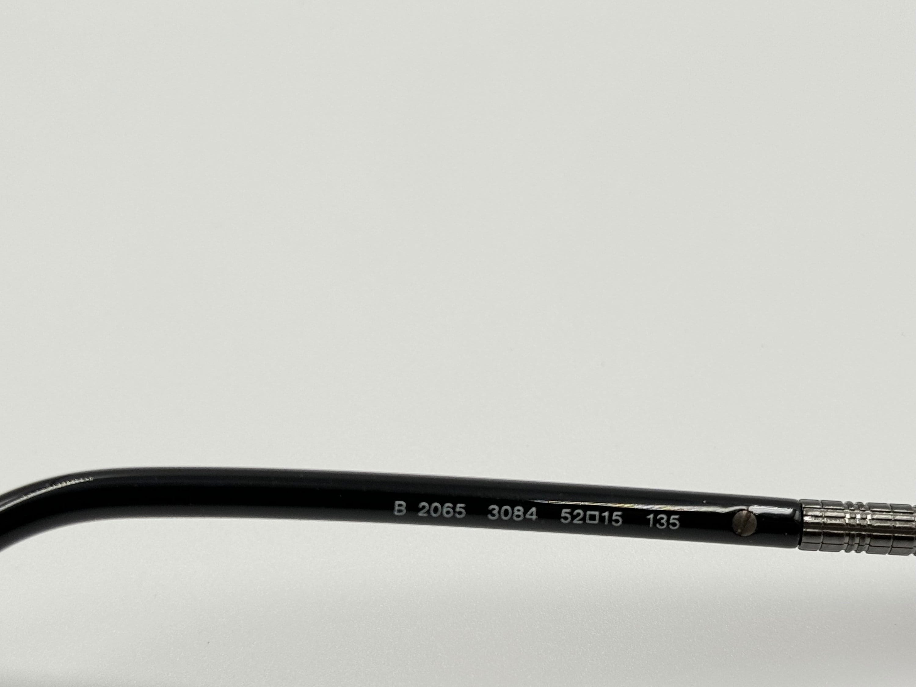 Burberry B2065 Vintage Rectangle Eyeglasses, Black Slim Glasses